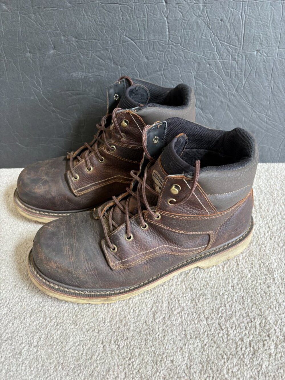 Irish Setter Kittson Men's Steel Toe Work Boots Brown Leather 83666 - Picture 3 of 10